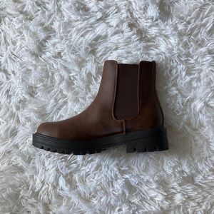 “The Pilot Bootie” Tan Ankle Boots